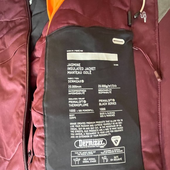 Brand New Women's Orage Jasmine Insulated Ski Jacket Coat - Picture 7 of 16